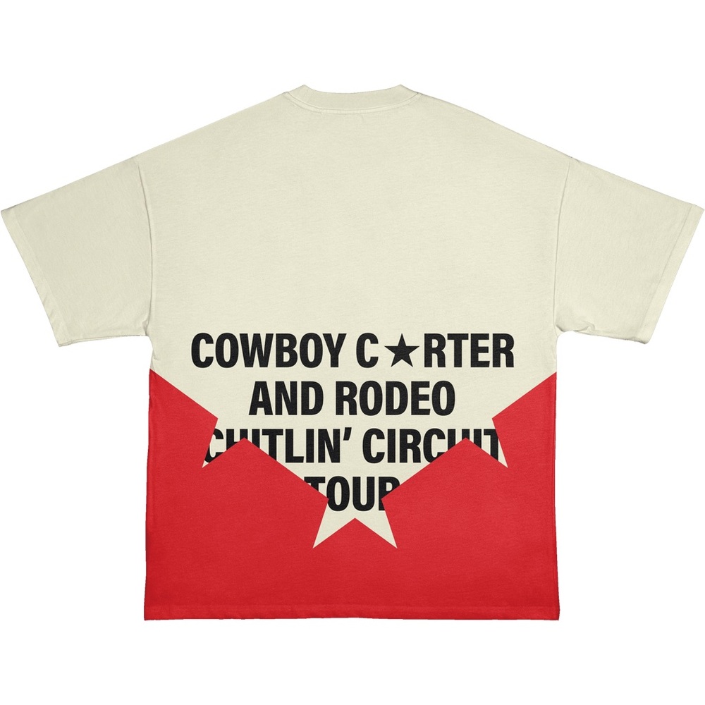 Authentic Cowboy Carter Official Star Tee Beyoncé NEW XXL - Picture 2 of 4